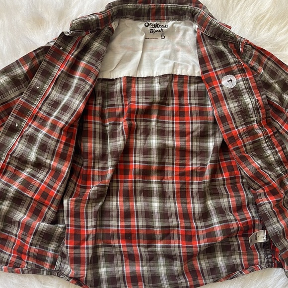 Osh Kosh B’Gosh Button Up Shirt Size 5 - Picture 5 of 5